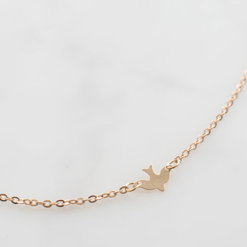 Gold Bird Necklace