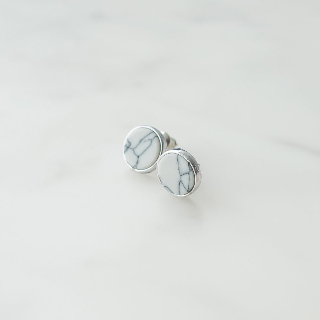 Marble Stud Earrings